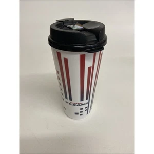 Tazza da viaggio Houston Texans NFL con licenza 32 oz rosso-bianco-blu plastica NUOVA - Foto 1 di 4