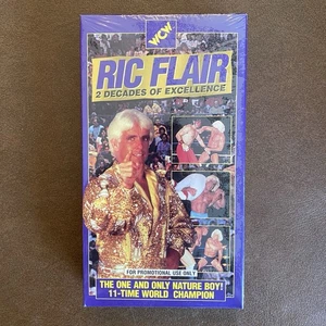 WCW Ric Flair: 2 Decades of Excellence VHS 1995 Screener Promo Tape New Sealed - Bild 1 von 12