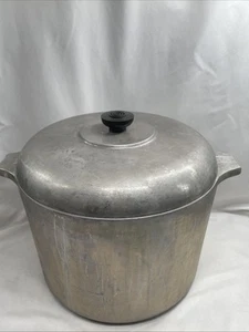 Vintage Magnalite GHC 12 Quart Round Dutch Oven Stock Pot + Lid Made in USA RARE - Picture 1 of 14
