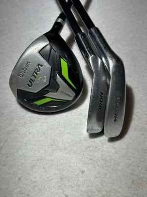 WILSON ULTRA JR BLK DRIVER JUNIOR'S FLEX HIGH LAUNCH GRAPHITE SHAFT RH AND IRON - Image 1 of 4