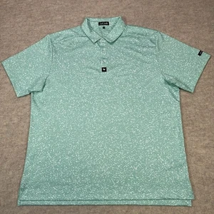 Polo da golf Bad Birdie Pique Performance uomo 2XL verde abisso come nuova elasticizzata - Foto 1 di 14