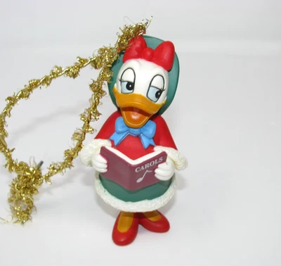 Grolier Disney Daisy Duck Caroling Christmas Tree Ornament - Image 1 of 3