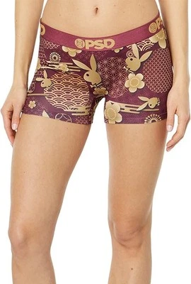 Pantalones cortos para niño PSD para mujer PB Yr of the RBBT granate Foto 1 de 4