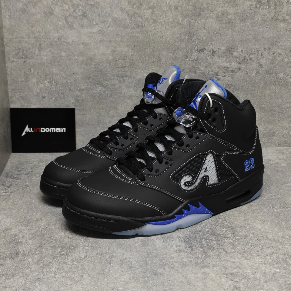 Awake NY x Air Jordan 5 Retro 'Black Racer Blue' DV4982-004 Para hombres Talla Foto 1 de 4