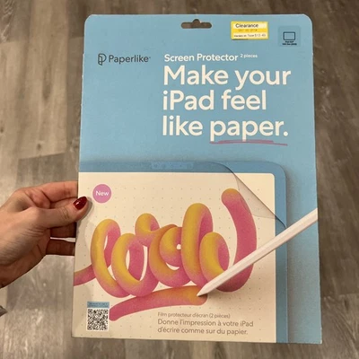 NUEVO PRECINTADO Protector de Pantalla Papel Pack de 2 iPad 10.9" 10ª Generación 2022 Foto 1 de 4