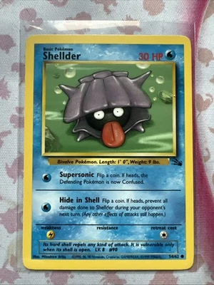 Pokémon Karte Shellder Fossil Set 54/62 - Englisch - Near Mint - Bild 1 von 4