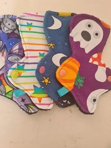 7" Coreless Thong Liners Bundle Reusable Cloth Sanitary Pads - Picture 1 of 6