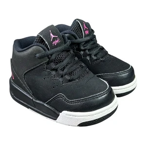 Nike Air Jordan Flight Origin GT sneakers rosa nero bambina taglia 4C 724384-009 - Foto 1 di 5