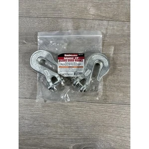 Steel Grab Haul Hooks Master galvanized, 3/8” Cleaves One Pair. New - Picture 1 of 4
