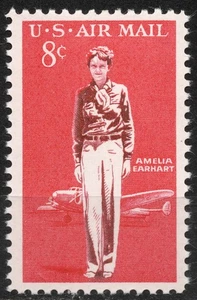 #C68 SGA1216 MNH 1963 8c US POSTAGE Amelia Earhart & Lockheed Electra  issue - Picture 1 of 2