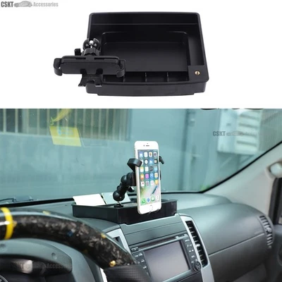 适用于日产 Frontier 2009 - 2017 仪表板插入收纳托盘手机支架 — 第 1/4 张图片