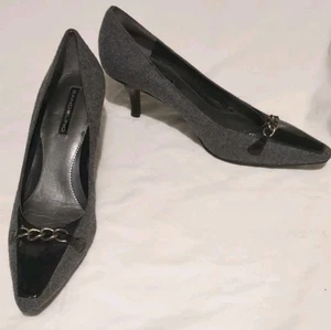 Bandolino Jingle Größe 7,5 M Wolle Lackleder Heels spitz zulaufend - Bild 1 von 15