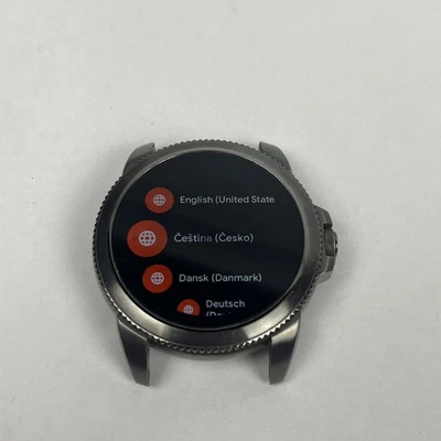 Fossil - Gen 5e Smartwatch 44mm Silicone - Silver - DW11F2 *WORKING* - Image 1 of 4