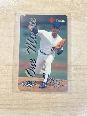 1995 Classic Assets - Phone Cards One Minute Nolan Ryan - Scratch Strip - Image 1 of 4