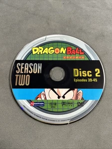 DRAGON BALL SEASON 2 DISC 2 DVD Replacement DISC Only Tested - Foto 1 di 2