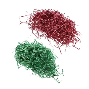 Glitter Shredded Paper Filler 200 g - Metallic Crinkle Cut Tissue for Boxes - Picture 1 of 17