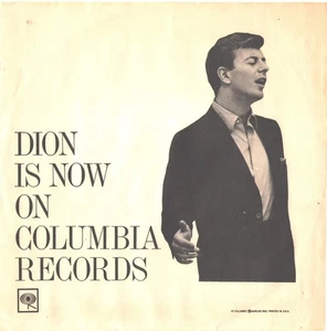 DION-PROMO PICTURE SLEEVE + 45-(RUBY BABY)--PS--PIC--SLV - Picture 1 of 4