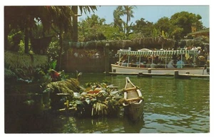 Vintage Disneyland Adventureland Jungle Cruise Postcard Unposted Walt Disney - Picture 1 of 2