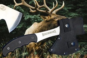 BROWNING MODEL 478 RMEF 3” BLADE AXE HATCHET Hunting camping survival Elk - Picture 1 of 12