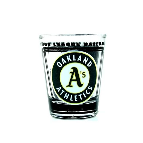 Oakland Athletics MLB "Hi-Def" Shot Glass Cover
