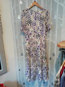 PREEN FLORAL HI LOW MAXI DRESS - SIZE 18 - Picture 1 of 7