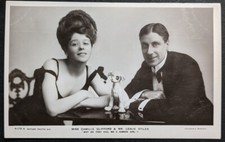 Camille Clifford Gibson Girl, Leslie Stiles Actor & Toy Dog, Rotary Photo PC