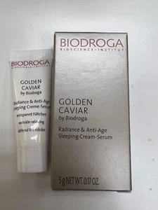 8 x Biodroga Golden Caviar Radiance & Anti-Age Sleeping Cream-Serum 5g Sample - Picture 1 of 1