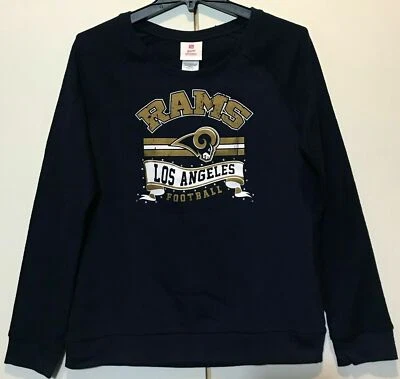 New LA RAMS TEENS Light Sweatshirt Blue Color Los Angeles Rams Girls Shirt NFL - Image 1 of 3
