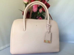 $598 NWT Kate Spade Madison Ave Knollwood Drive Mega Lane Leather Satchel Pink - Picture 1 of 1