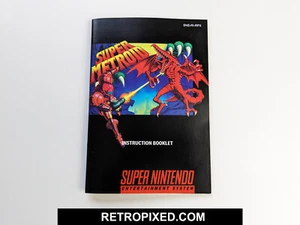 Super Metroid - SNES Manual - English - NEW Replacement - Bild 1 von 4
