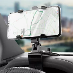 360°Drehbarer KFZ Armaturenbrett Telefonhalter Handyhalter Sonnenblende für Auto - Zdjęcie 1 z 10