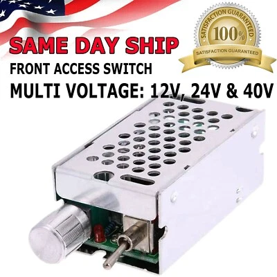 DC Motor Speed Controller Reversible PWM HHO Reversing Control Switch 12/24V 40V - Image 1 of 4