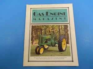 Gas Engine Magazine August 1996 Kim Gorden John Deere B Vol 31 No 8 M4912 - Imagen 1 de 2