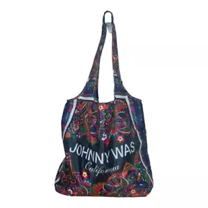 Bolso de Mano Johnny Was Reutilizable Boho Compras Shopper Hombro Embalable - Imagen 1 de 14