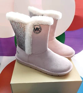 MICHAEL Michael Kors Girls' JOHANNA TINSEL Logo Platform Sneaker - Picture 1 of 7