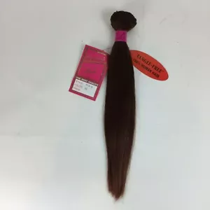 100% HUMAN HAIR Premium Straight 16" Weaving Weft Color Soft & Tangle Free 4oz. - Picture 1 of 2