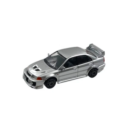 Modellino Auto BMC 1/64 Mitsubishi Lancer Evolution VI silver - Immagine 1 di 4