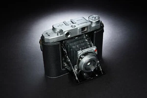Genuine Real Leather Half Camera Case Bag Cover for Mamiya Six 6 Folding Camera - Picture 1 of 16