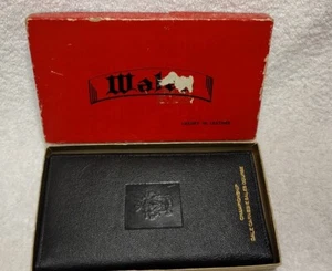 Vtg Wales Clipper Pocket Secretary In Box. Monogrammed. Carnegie Sales Champ. - Picture 1 of 8