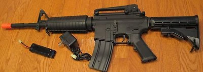 Carabina Full Metal M4A1 Airsoft Pistola Eléctrica Automática Dispara 400 FPS con 0.2G BB Foto 1 de 3