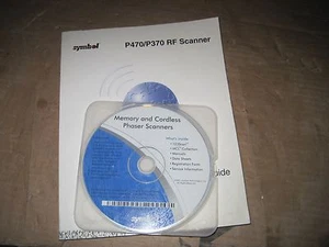 SYMBOL PHASER P370 / P470 manual and CD Lot Q125 - Picture 1 of 2