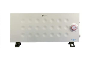 Aironic Bianco Slimline Pannello Convezione Riscaldatore Termostato Quadrante 1000W IPX4 Parete - Foto 1 di 8