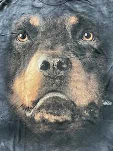 2013 The Mountain Vincent Hie Rottweiler Tshirt XL All Over Print AOP Dog Black - Picture 1 of 10