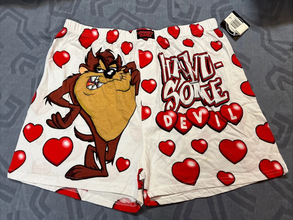 Calzoncillos boxer Warner Bros LOONEY TUNES Taz “Handsome Devil” XL 40-42 – ¡MWT, RAROS! Foto 1 de 4