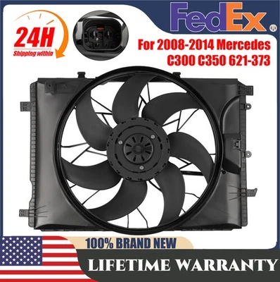 For Mercedes-Benz E350 E400 C300 C350 SLK350 Radiator Cooling Fan 2045000293 - Image 1 of 4