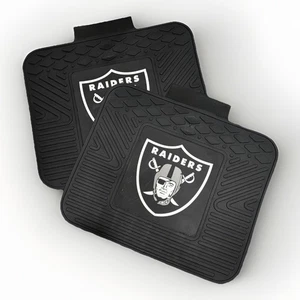 Las Vegas Raiders Car Truck Floor Mats NFL Black Utility FANMATS New - Picture 1 of 6