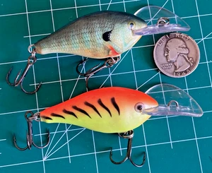 LOTE 2 SEÑUELOS DE PESCA DE COLECCIÓN CRANKBAITS RAPALA SCATTER RAP CRANKBAITS MIX - Imagen 1 de 10