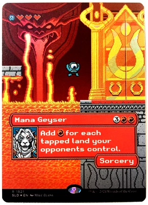 MTG Mana Geyser (Rainbow Foil) Secret Lair Pixel Perfect 1821 NM - Image 1 of 4