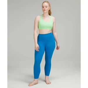 Leggings Lululemon Instill High-Rise Tight 25" W5DWPS blu a bordo piscina taglia 2 - Foto 1 di 5