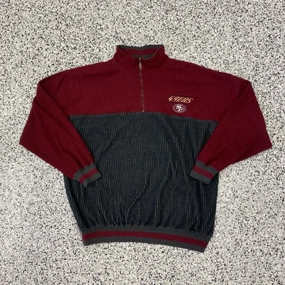 Suéter de Colección Lee Sport NFL San Francisco 49ers 1/4 Cremallera Talla XL Foto 1 de 4